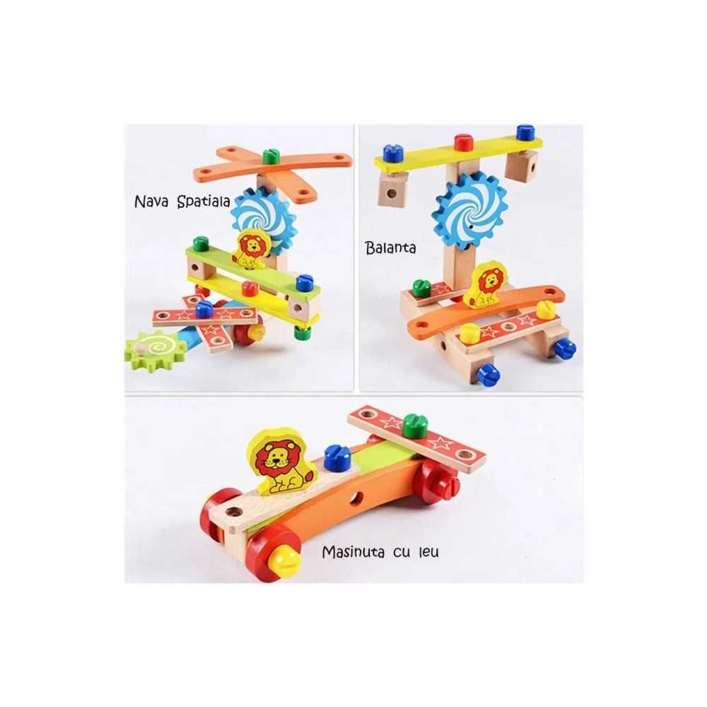 Set de constructie pentru copii, Model Scaun, Montessori