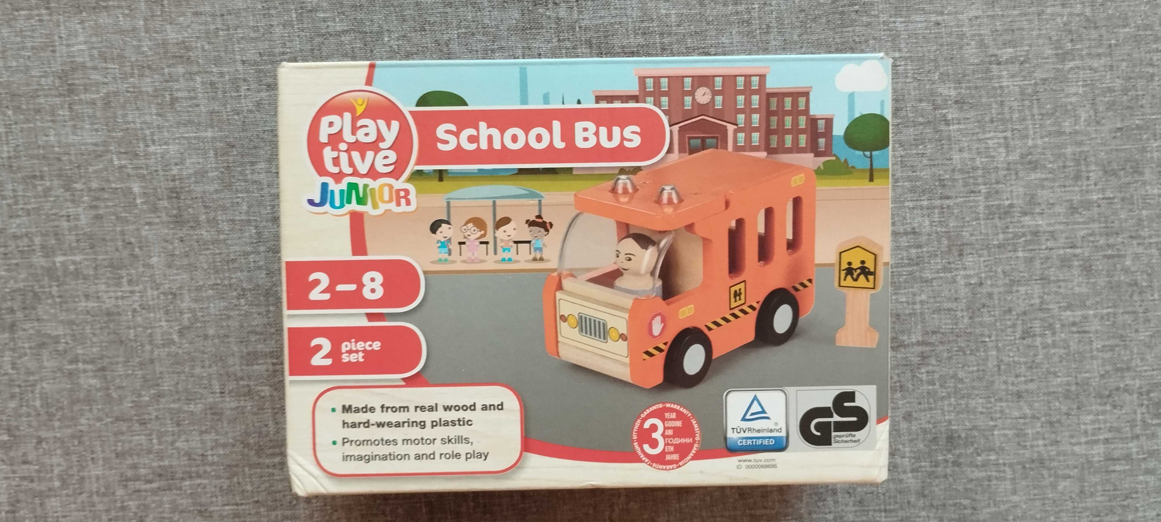 Goki - Низанка Научи се да броиш, Playtive Junior -Училищен автобус ни