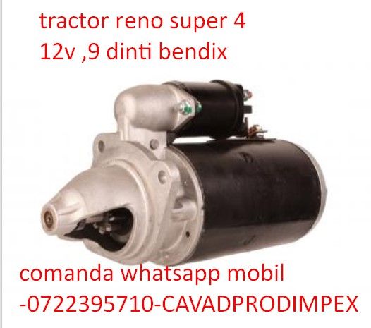 Electromotor pentru tractor RENO super 4 ,9 dinti ,serie d11e9