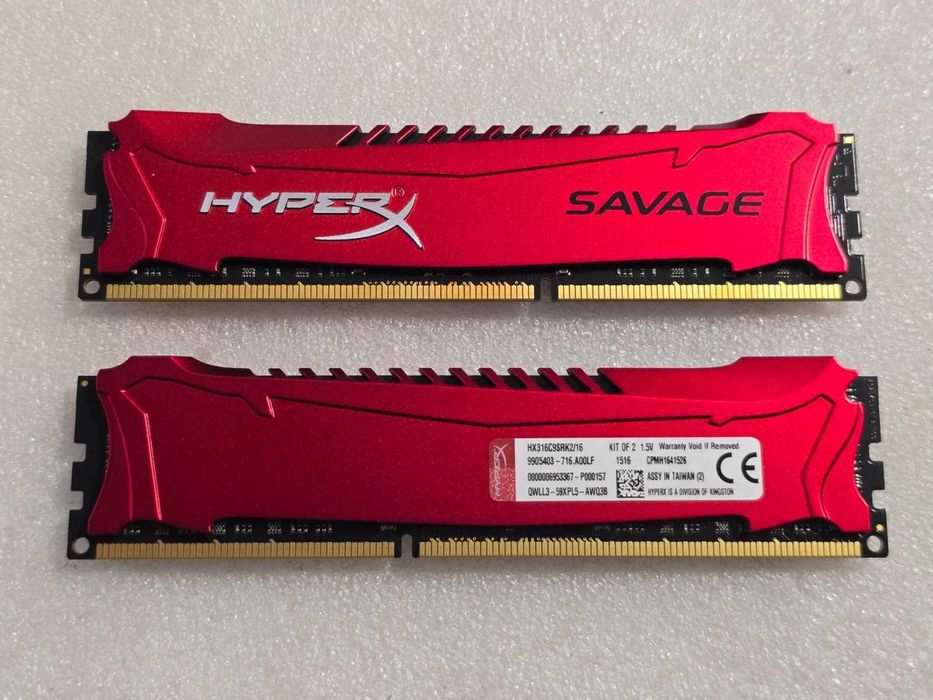Kit memorie RAM Kingston HyperX Savage 16GB (2x8GB) DDR3 1600MHz