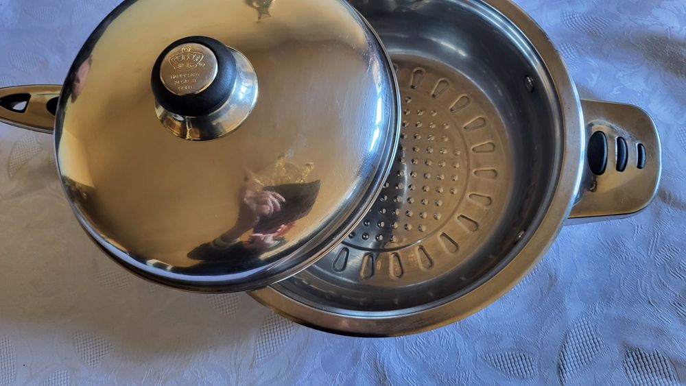 2 бр -масивен голям тиган + касерола - германия