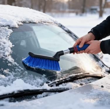 Стъргалка №3997 телескопична стъргалка за автомобилни стъкла за сняг и