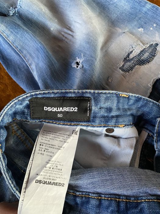 Dsquared2 denim ripped jeans blugi