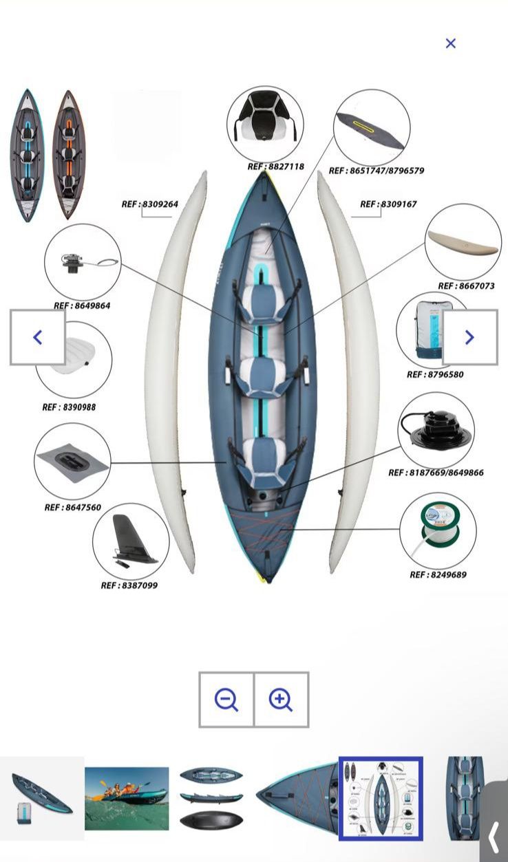 Vând caiac canoe
