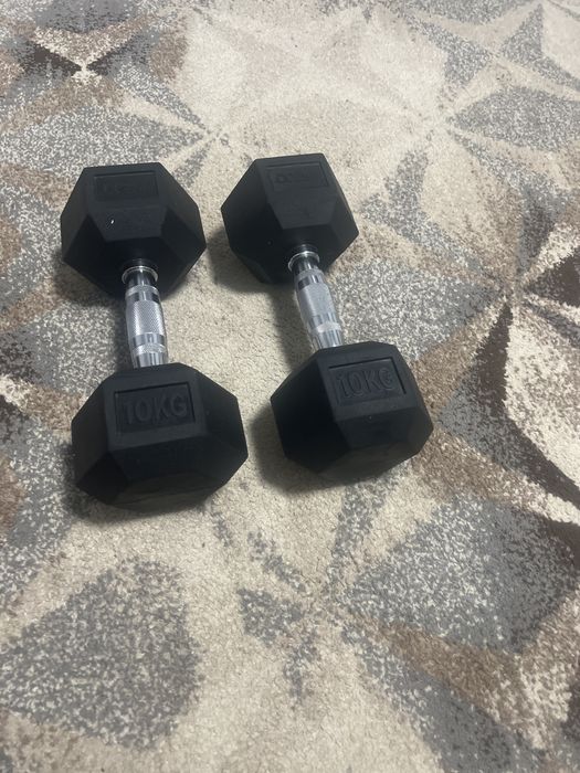 Dumbbells 2 set 10kg greutati