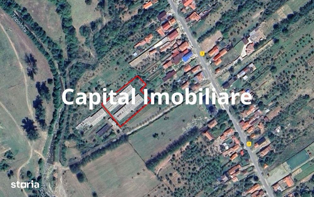 Teren 3.400 mp + 2 hale – Spațiu ideal pentru afacerea ta