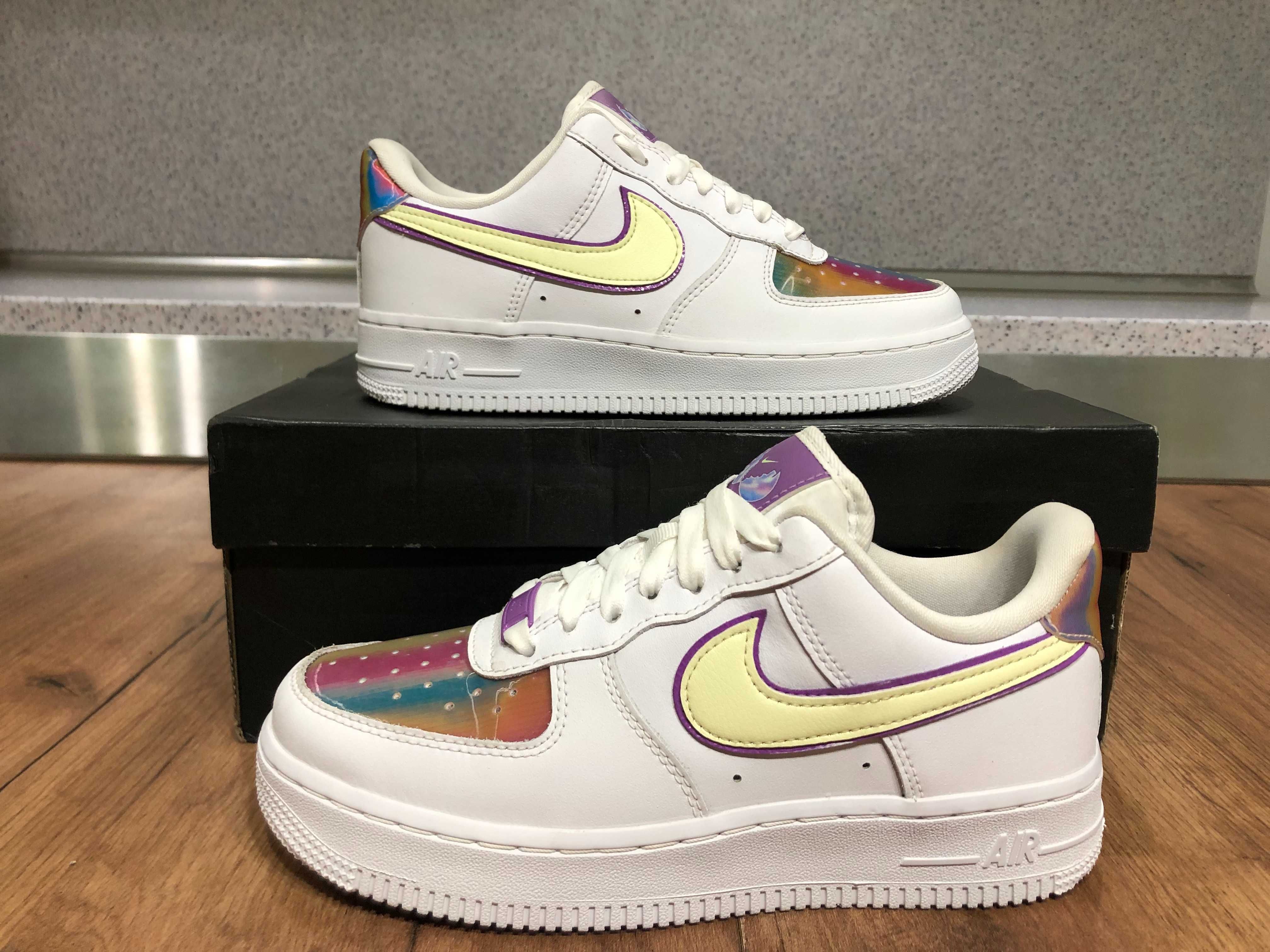 ОРИГИНАЛНИ *** Nike Air Force 1 Low Easter Barely Volt / Reflective