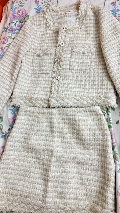 Твидовый Двойка женская