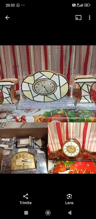 Vând ceas pentru șemineu