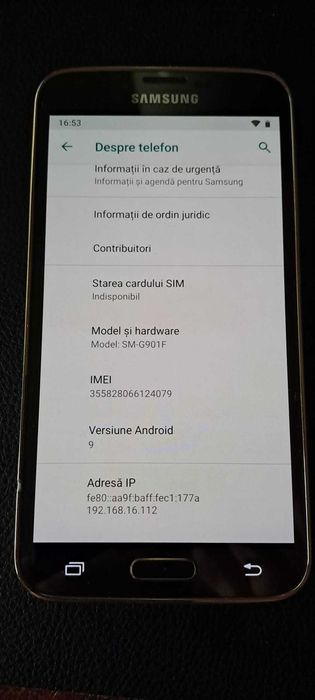 Samsung Galaxy S5, 16GB, 2 GB RAM, 4G+, Auriu