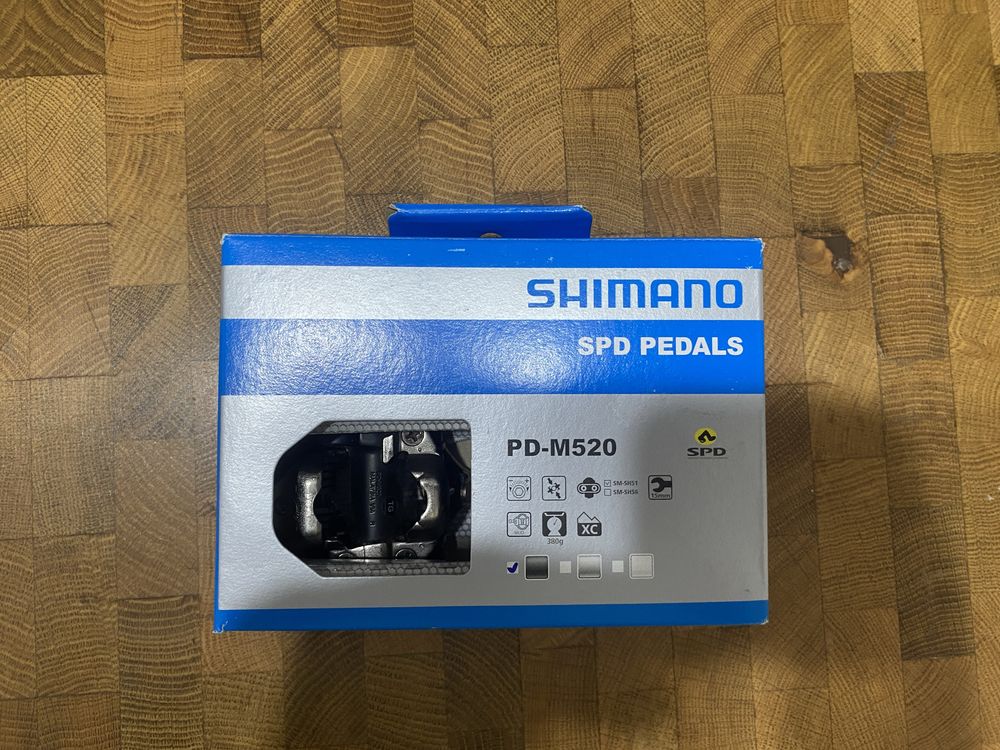 Педали SHIMANO PD-M520