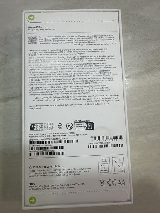 Iphone 16 pro 256