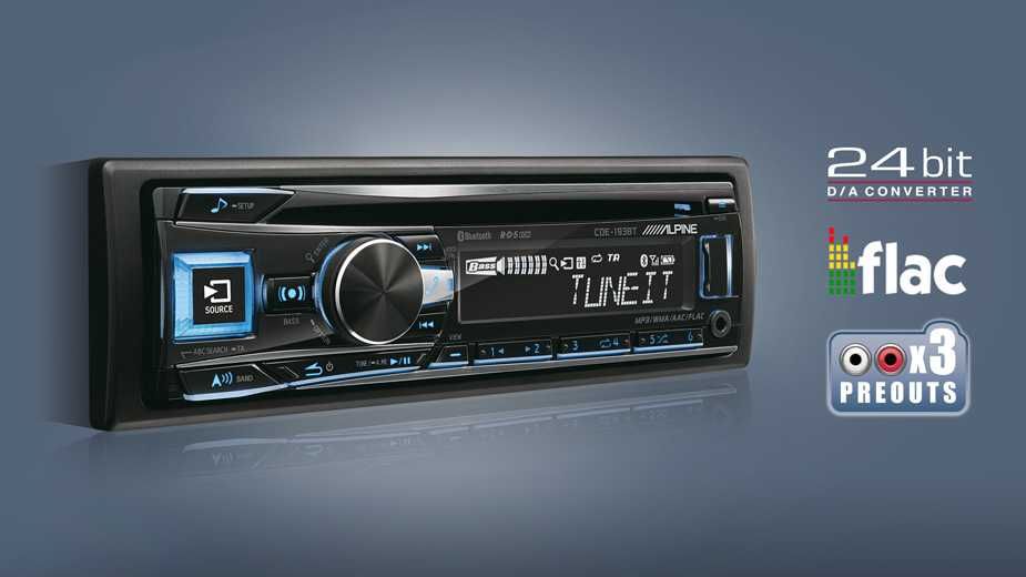Alpine CDE-193BT (Япония)