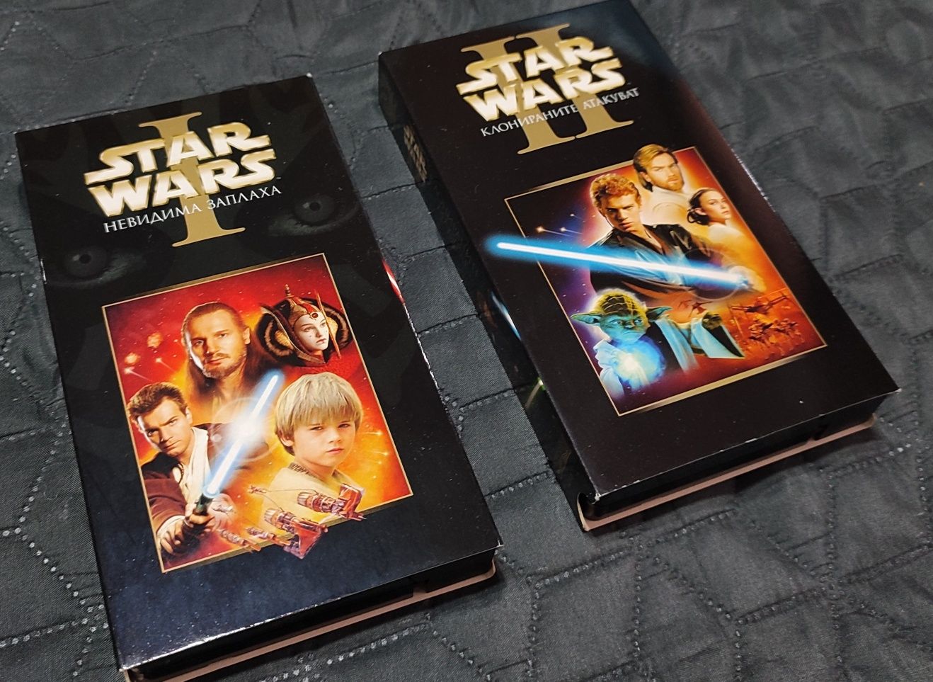 Star wars 1 и 2 видеокасети