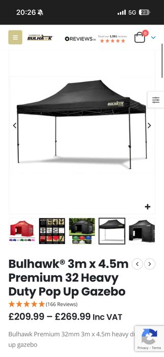 Bulhawk Тента 4.5 x 3 метра