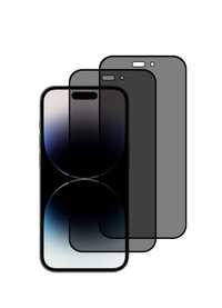 Folie Sticla X GLASS Curbata Privacy Neagra Iphone 14/15/PRO/MAX/PLUS