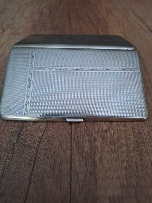Сребърна английска табакера 1933 г. - 219 грама Sterling Silver