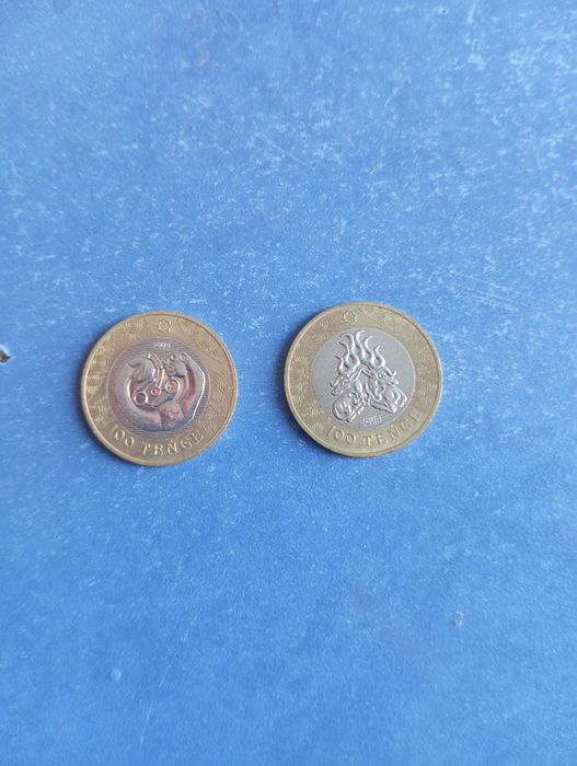 100 тенге с рисункоми