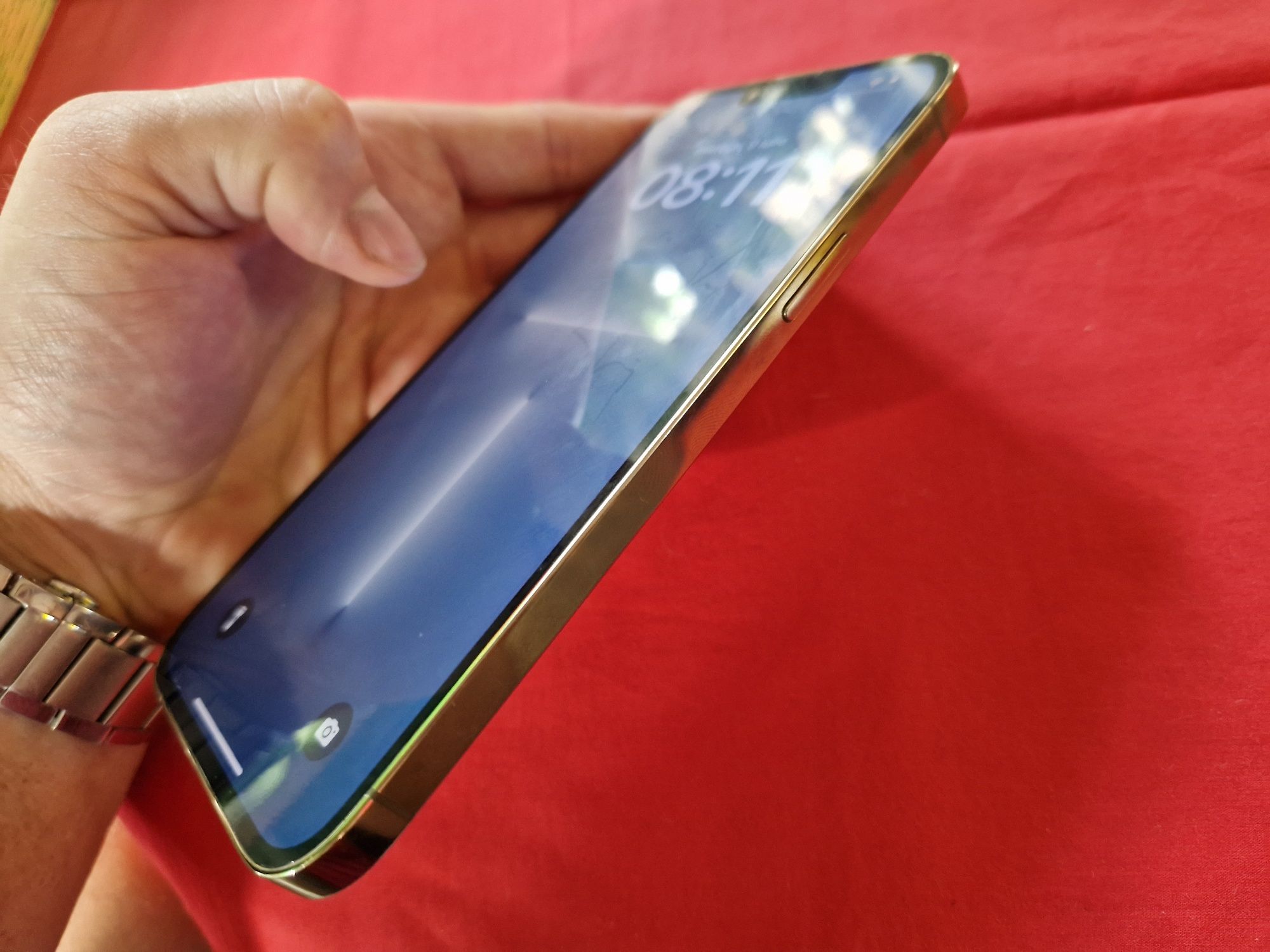 -Iphone 13Pro Max, ca Nou, Silver, 128Gb, 6Ram, bat: 84%, impecabil, i