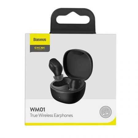 Слушалки безжични Bluetooth Baseus Encok WM01 TWS Тип Тапи за уши