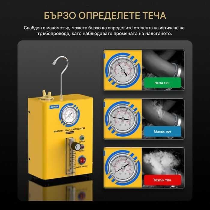 Пушек машина за откриване на утечки | Димогенератор за автодиагностика
