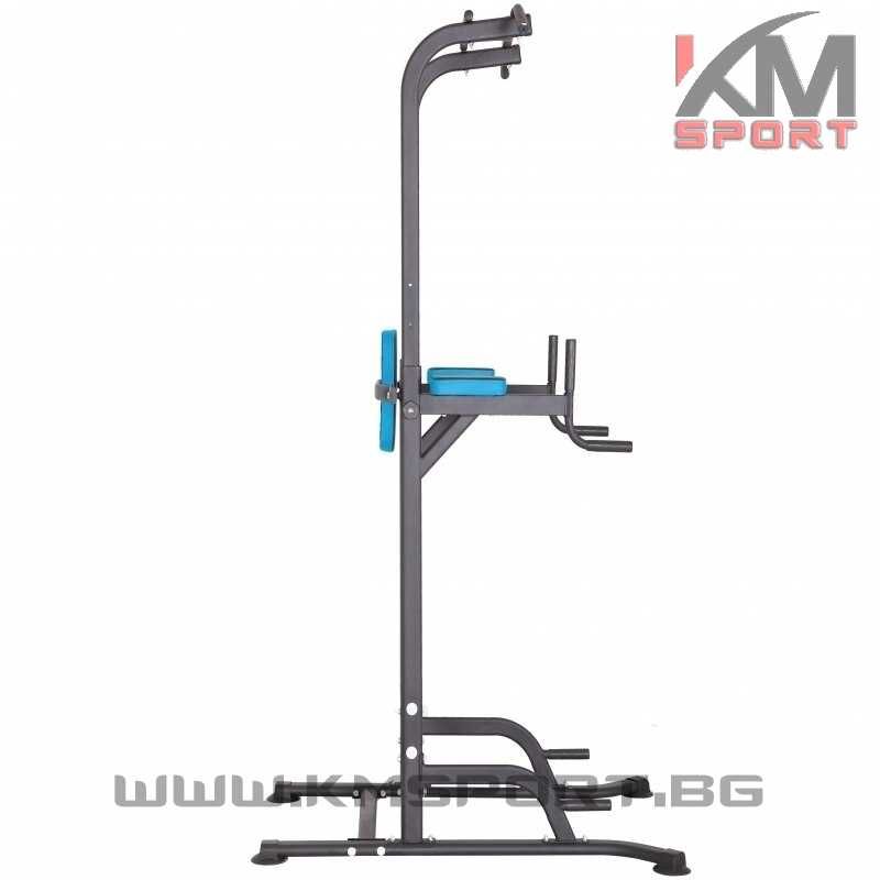 НОВА комбинирана стойка за набиране ,кофички и коремни упражнения