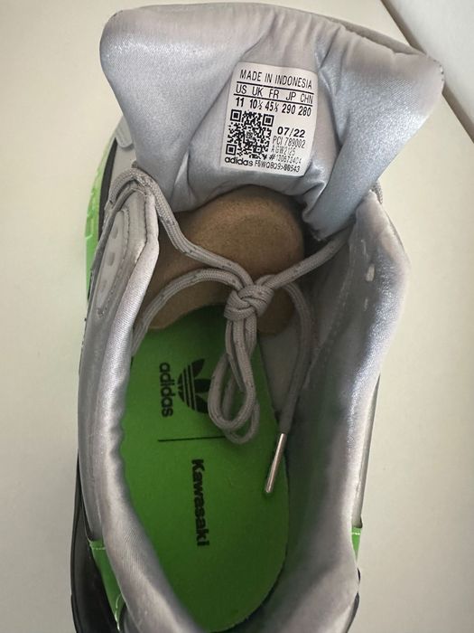 Adidas Kawasaki Ninja ZX22 Silver Metalic Original