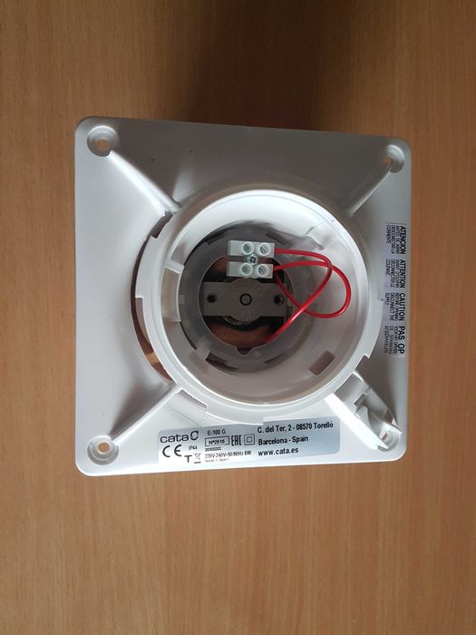 Ventilator Cata E-100/E-100 GTH, putere 4/8W, debit maxim aer 115 mc/h