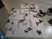 Animale domestice Schleich cu fise laminate pentru recunoastere