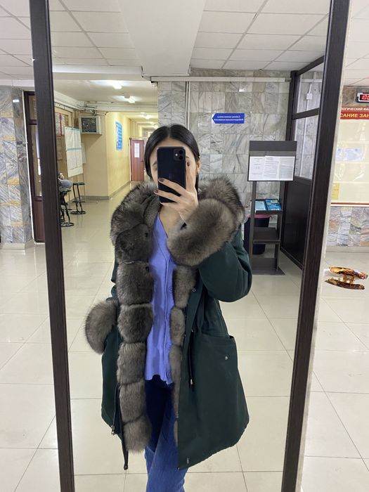 Парка зимний натуралка