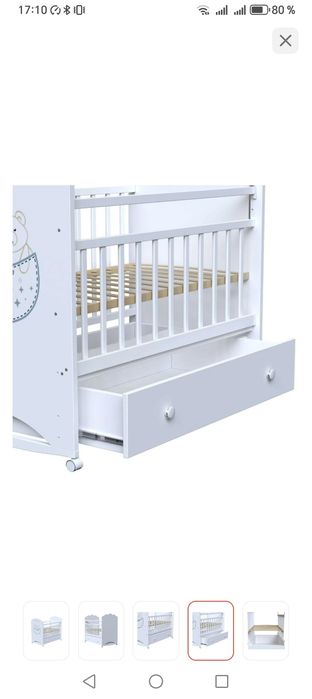 Детская кровать с матрасом