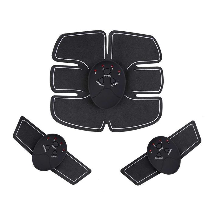 Комплект за електростимулация EMS с 3 части – корем, ръце и крака