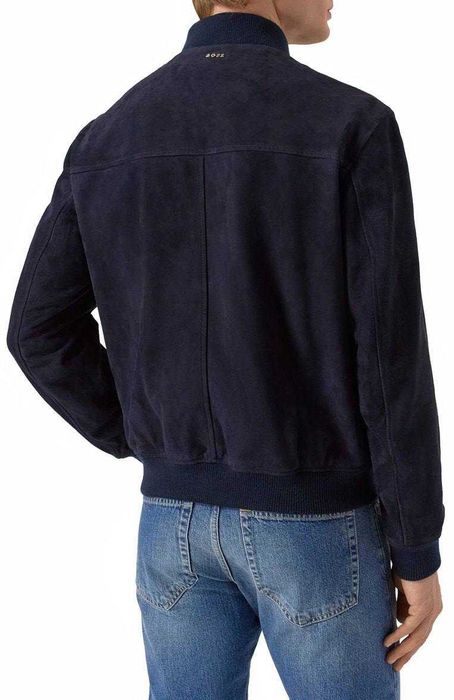 BOSS мужская замшевая куртка бомбер  РАЗМЕР M, L, XL, 2XL, 3XL