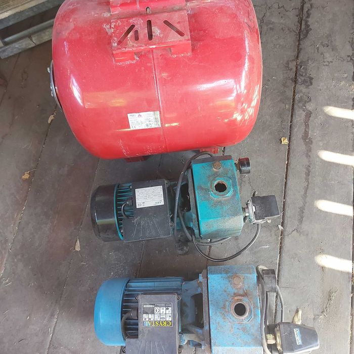 Hidrofor  de mare adancime, 1100W, cu pompa de rezerva + butelie cadou