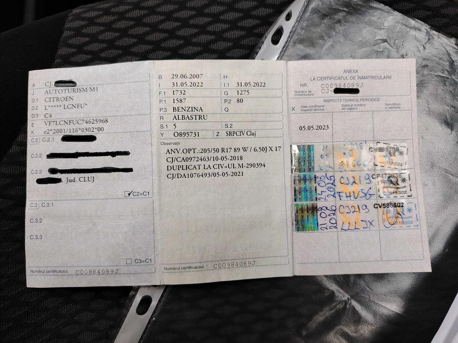 Vand Citroen C4 2007 , benzina 1.6