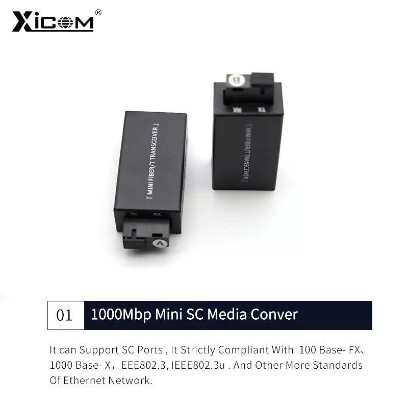 Media convertoare Gigabit 100/1000 Noi MC  media converter