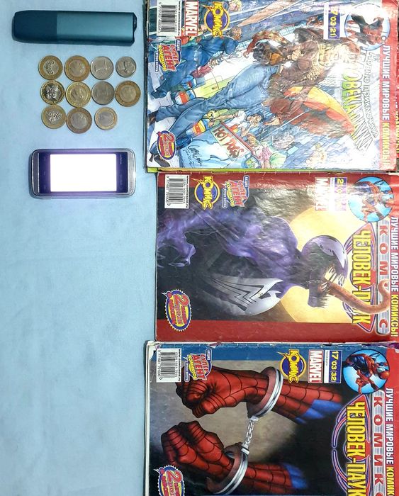 Продам комиксы,монеты,телефон нокия XpressMusic