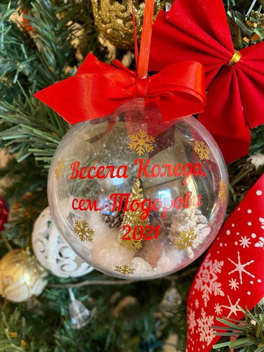 Персонални коледни топки
