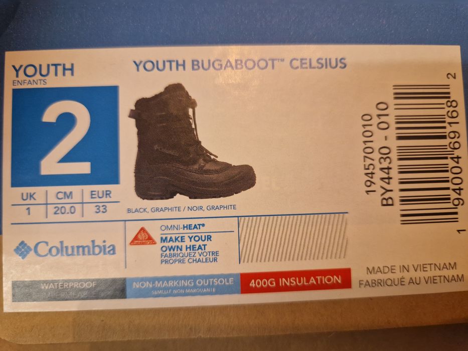 Ghete Columbia Bugaboot Celsius Youth