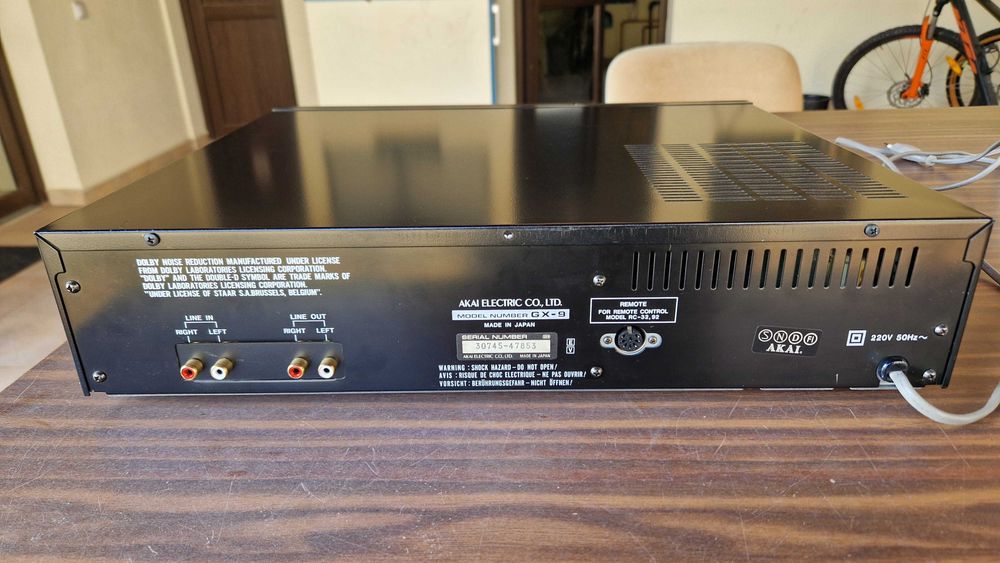 Deck AKAI GX-9 impecabil