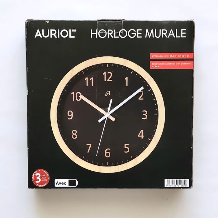 Ceas de perete, Auriol, Metal/Plastic - NOU