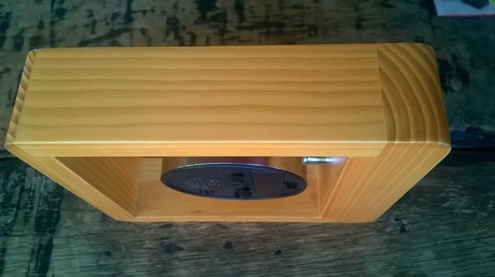 часовник антикварен луксозен дървен немски уникат