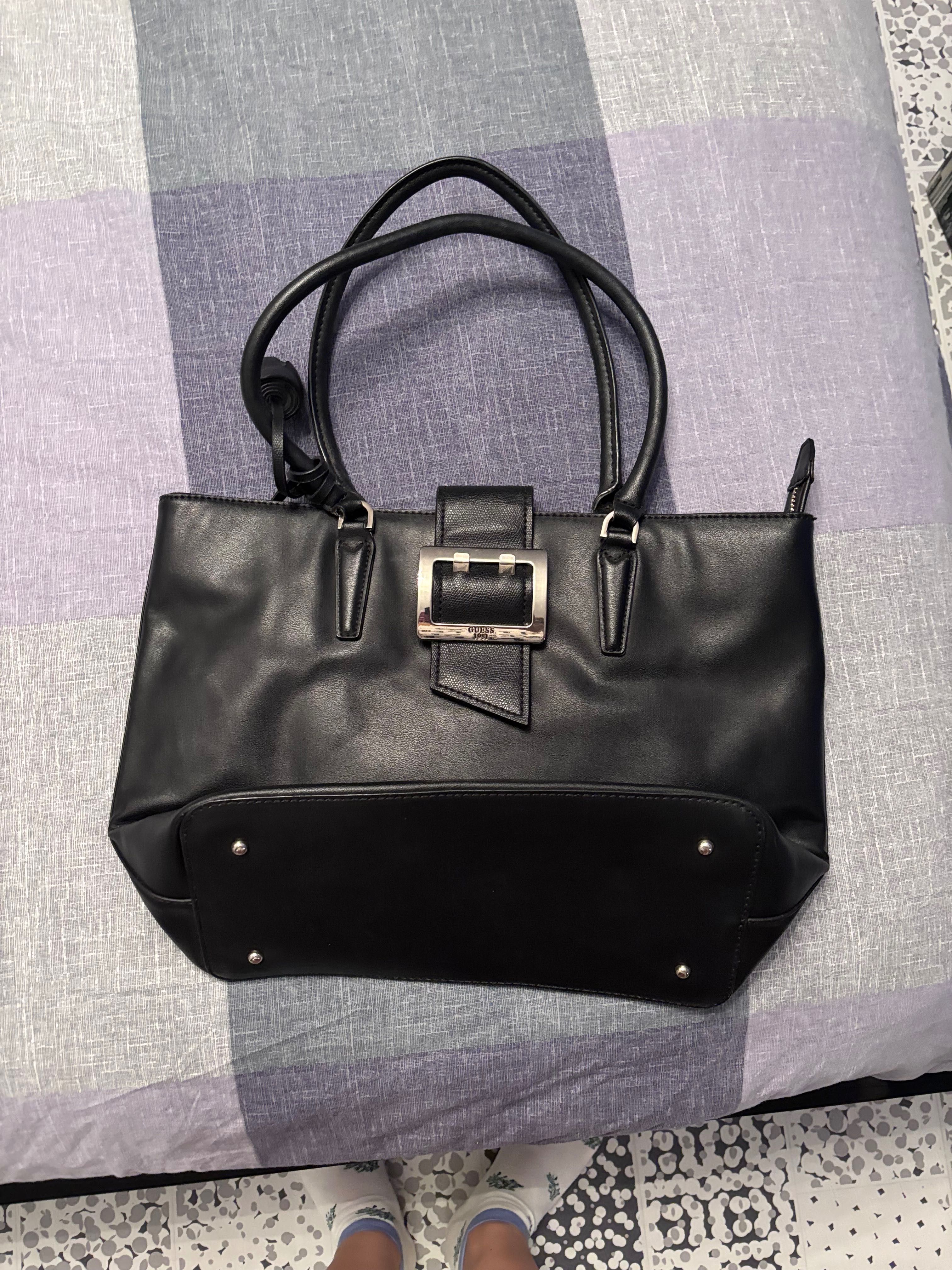 Чанта guess черна