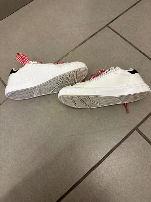 Детски спортни обувки на Мона Лиза за момиче от естествена кожа