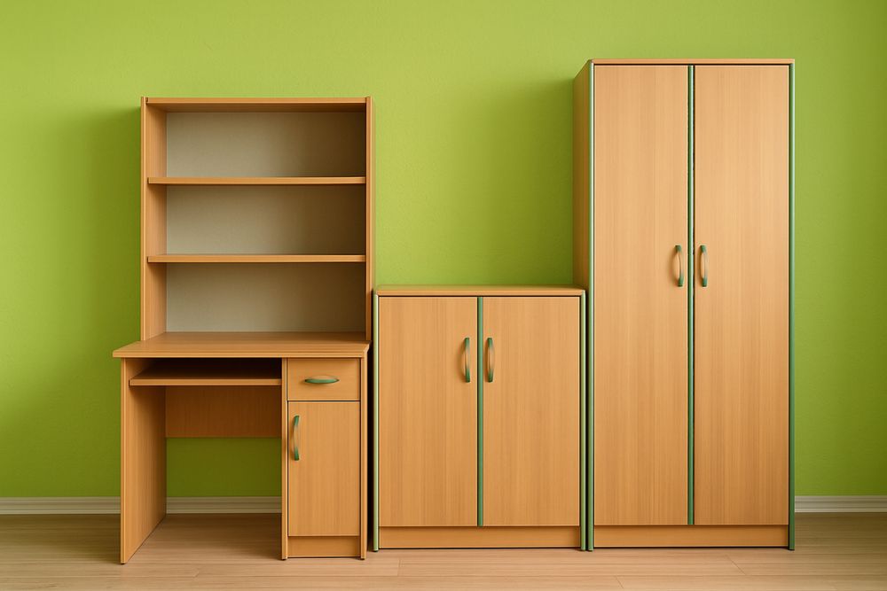 Гарнитур из 3 шкафов и стола