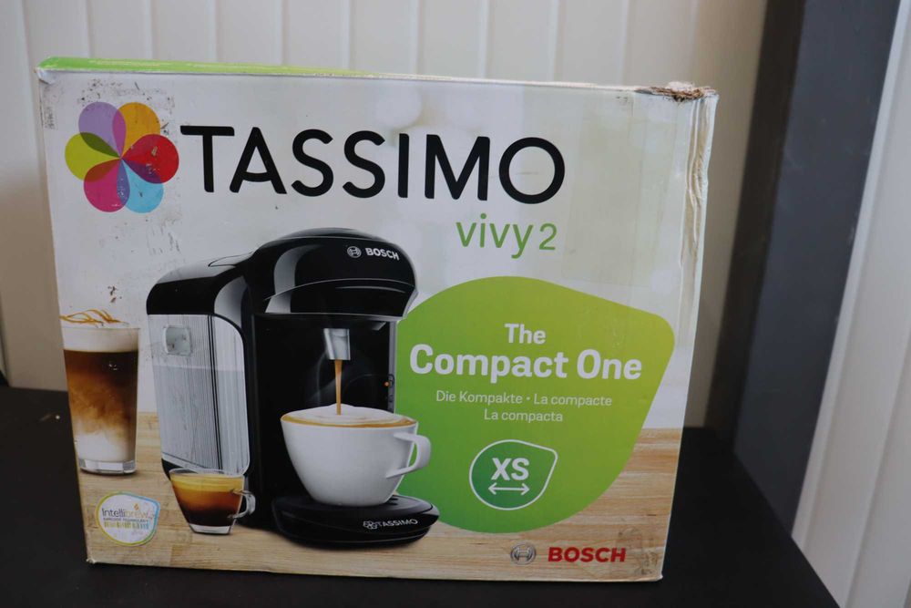 TASSIMO Bosch Vivy 2 TAS1402GB Кафе машина, 1300 вата, 0,7L, черна