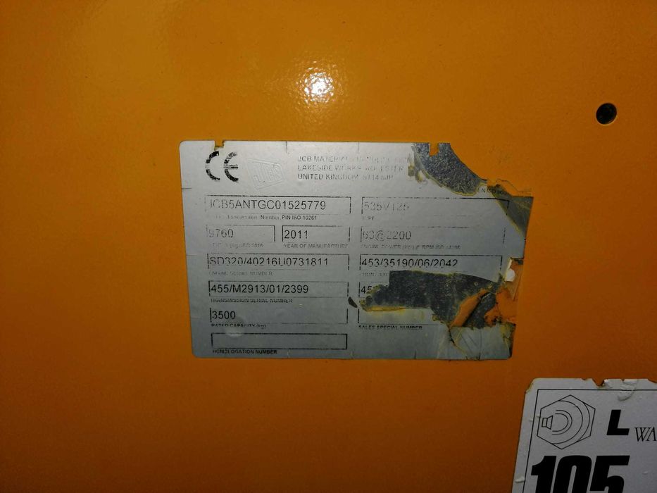 Incarcator frontal telescopic JCB 535-125