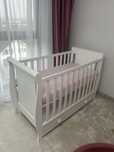 Patut bebe BabyMatters Nido 120x60 cu saltea de cocos
