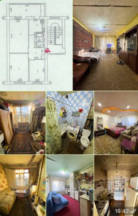 Продается 3/5/5 Ялангач,аллея теннисные корты,балкон 2*6