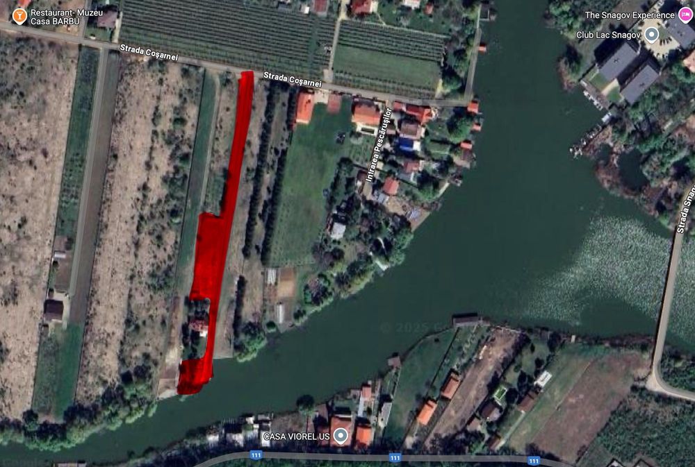 Teren intravilan 2.100 mp acces lac și utilități, Siliștea Snagovului